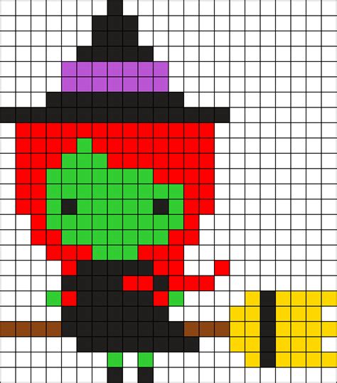 How to Create a Pixel Beads Witch Bookmark